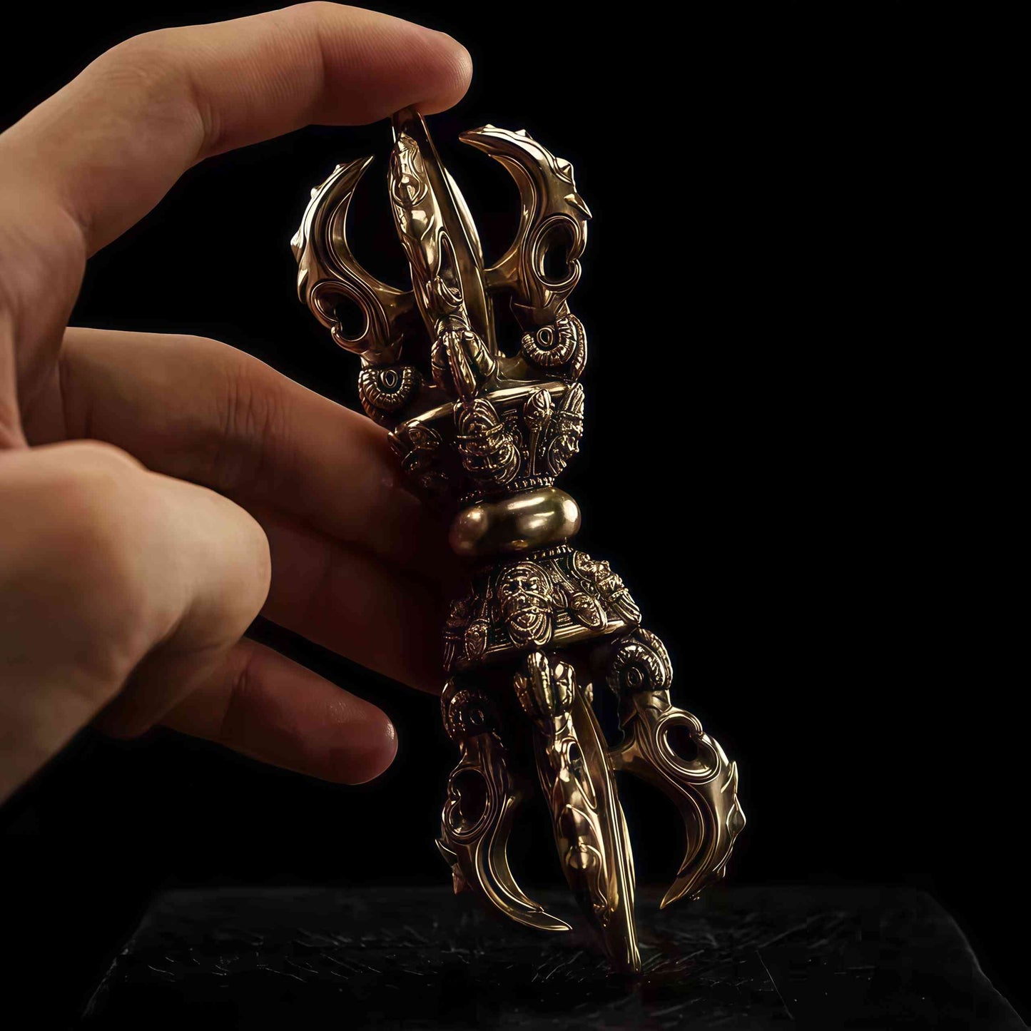 The Wrathful Padmasambhava Five-Pronged Vajra of the Pala Dynasty